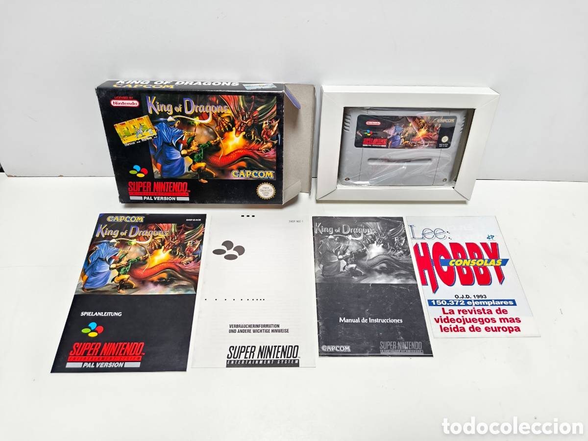 Videojuegos y consolas: King of Dragons super nintendo SNES