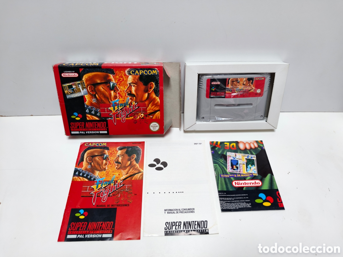 Videojuegos y consolas: Final Fight super nintendo SNES
