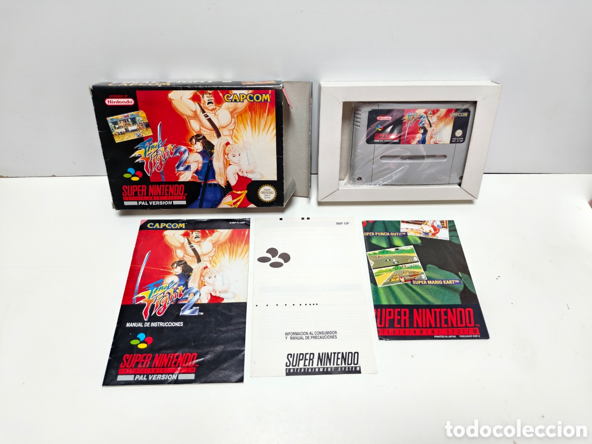 Videojuegos y consolas: Final Fight 2 super nintendo SNES