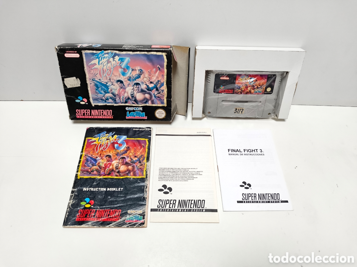 Videojuegos y consolas: Final Fight 3 super nintendo SNES