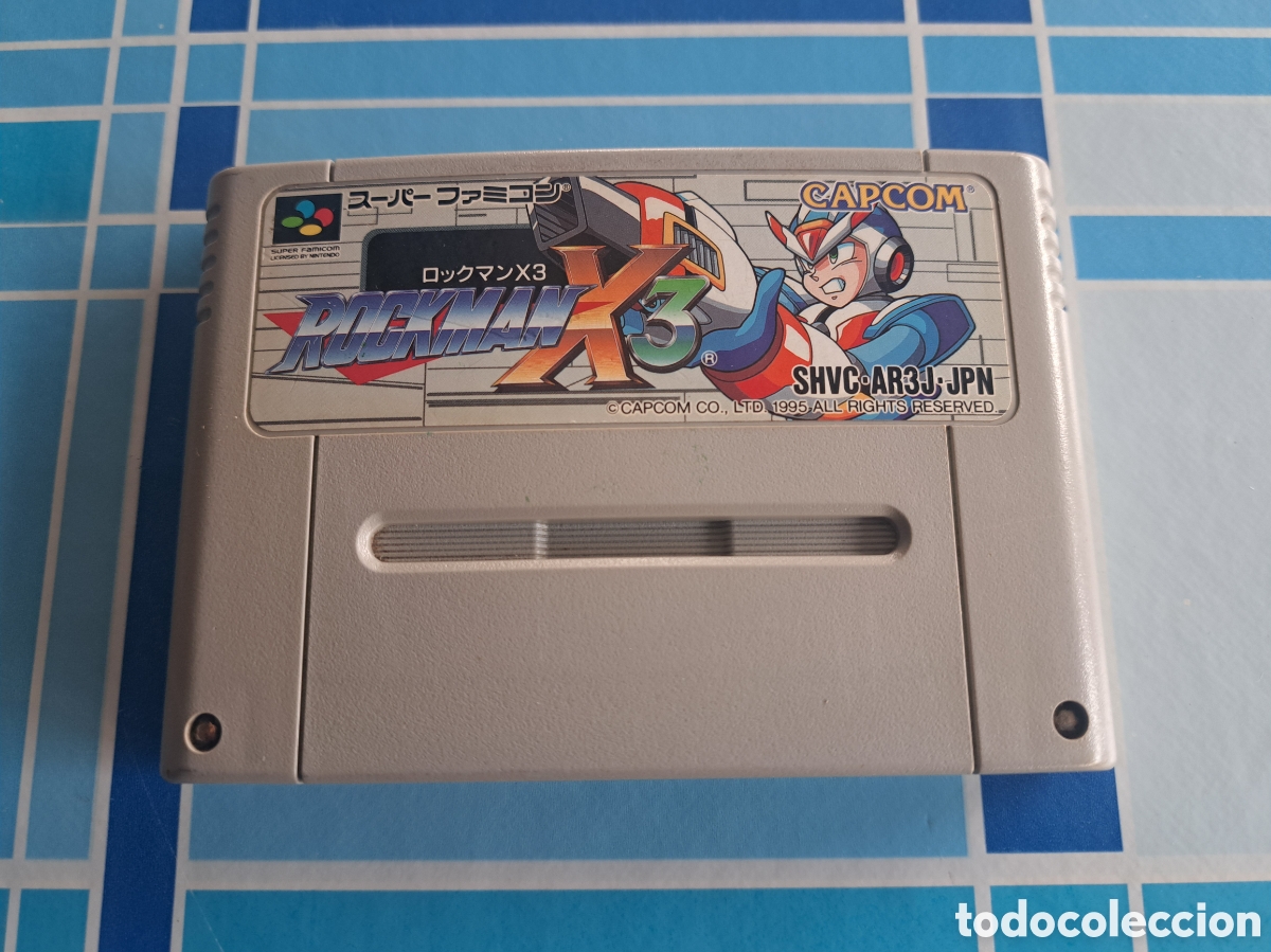 Videospiele und Konsolen: JUEGO MEGAMAN X3 ROCKMAN X3 SUPER FAMICOM SUPERNES SUPER NINTENDO JAPONESA SN
