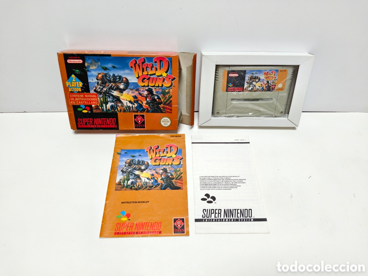 Videojuegos y consolas: Wild Guns super nintendo SNES