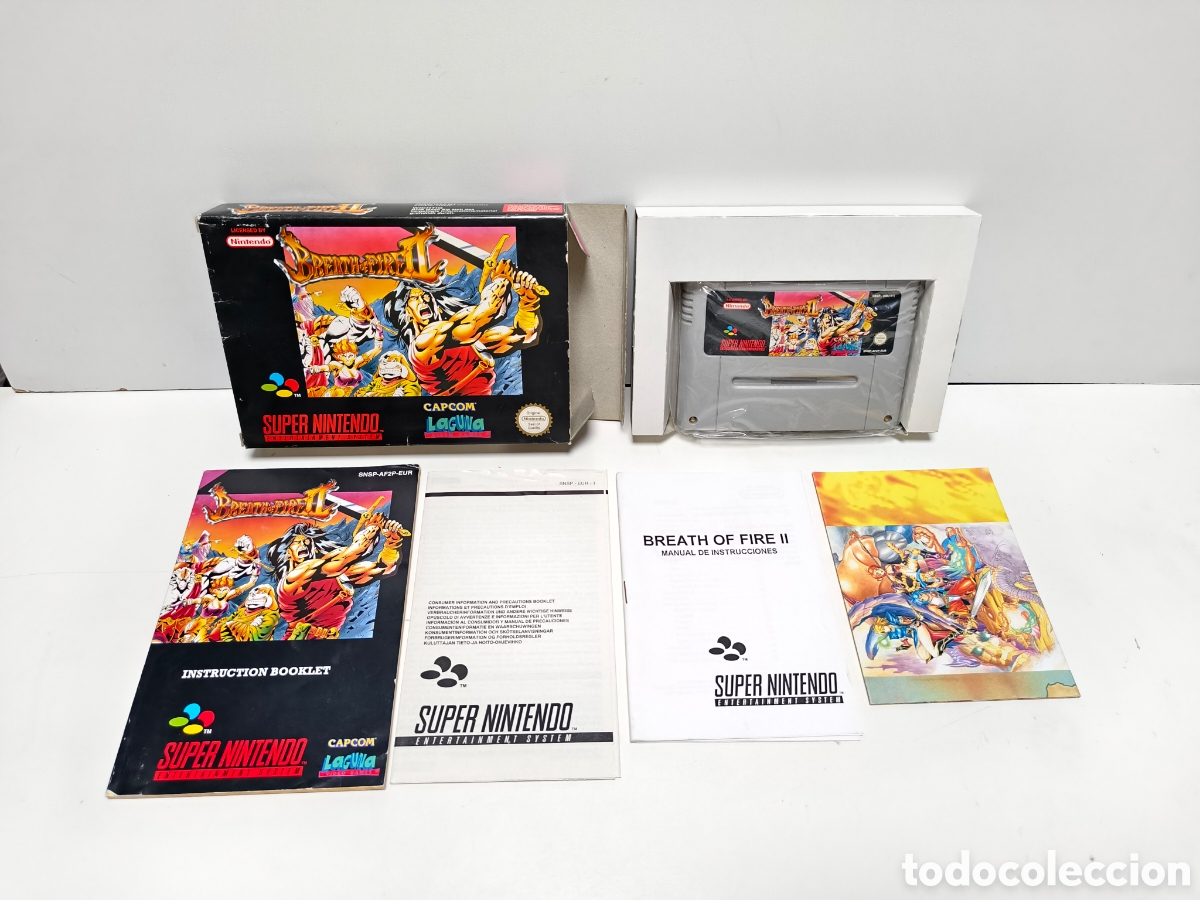 Videojuegos y consolas: Breath of Fire II super nintendo SNES
