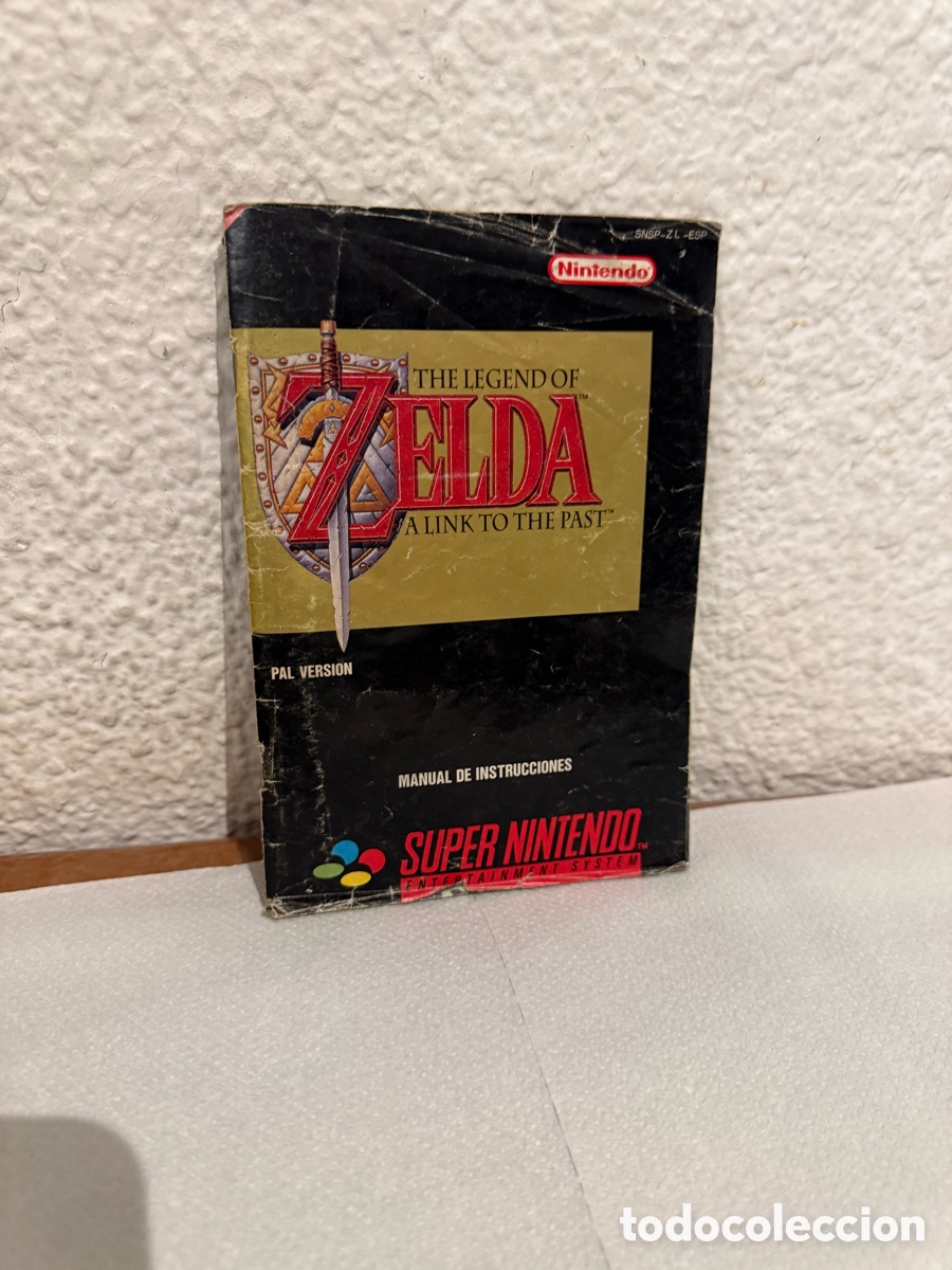 Video Games and Consoles: Manual The Legend of Zelda: A Link to the Past SNES PAL Espa&ntilde;a Original