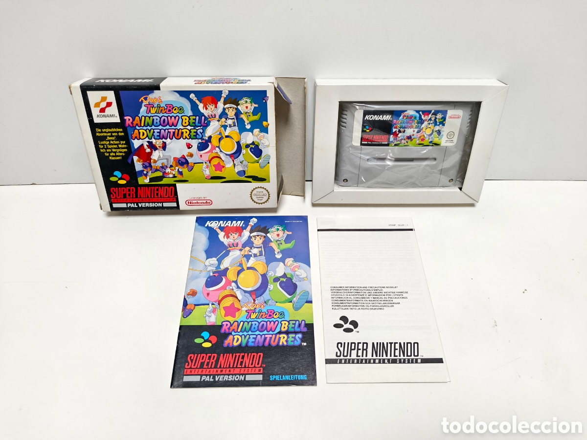 Videojuegos y consolas: Pop'n Twinbee Rainbow Bell Adventure super nintendo SNES