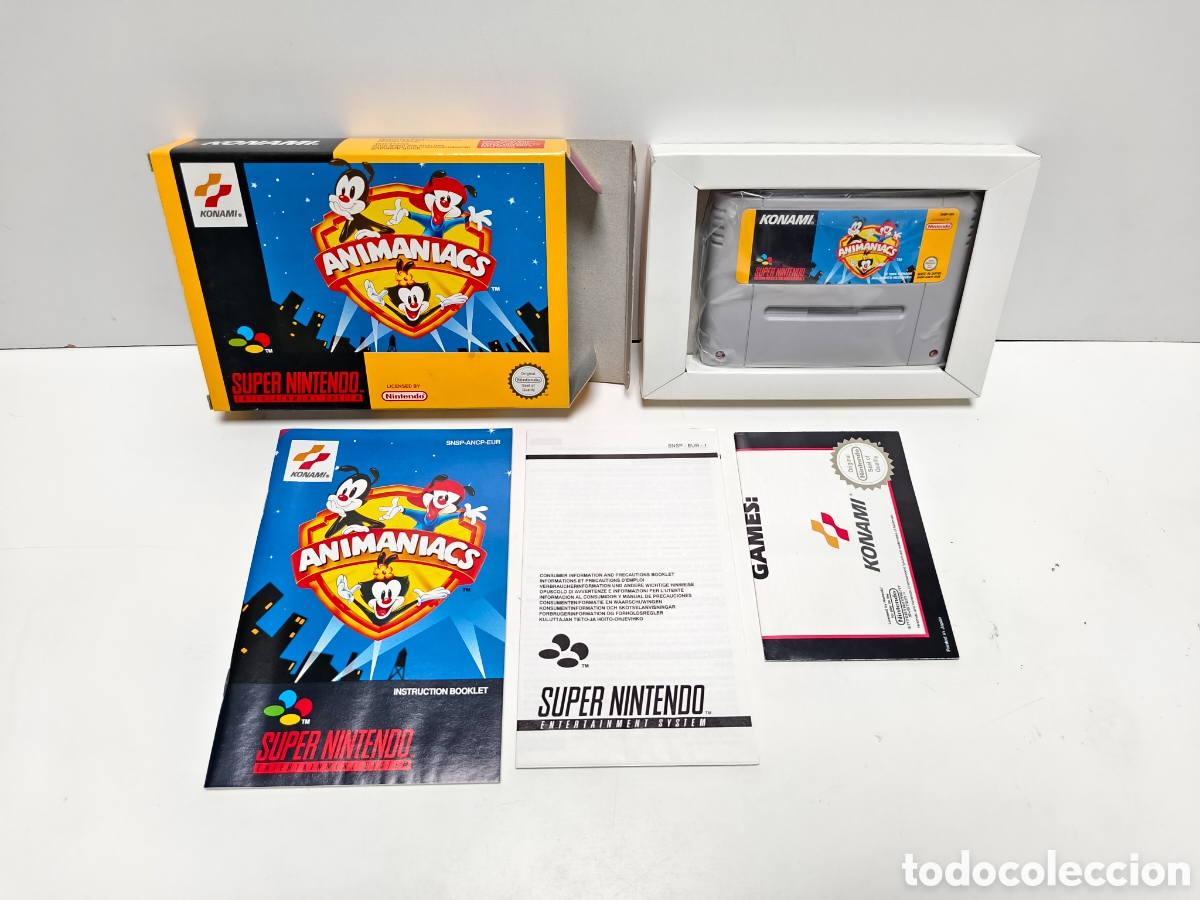 Videojuegos y consolas: Animaniacs super nintendo SNES