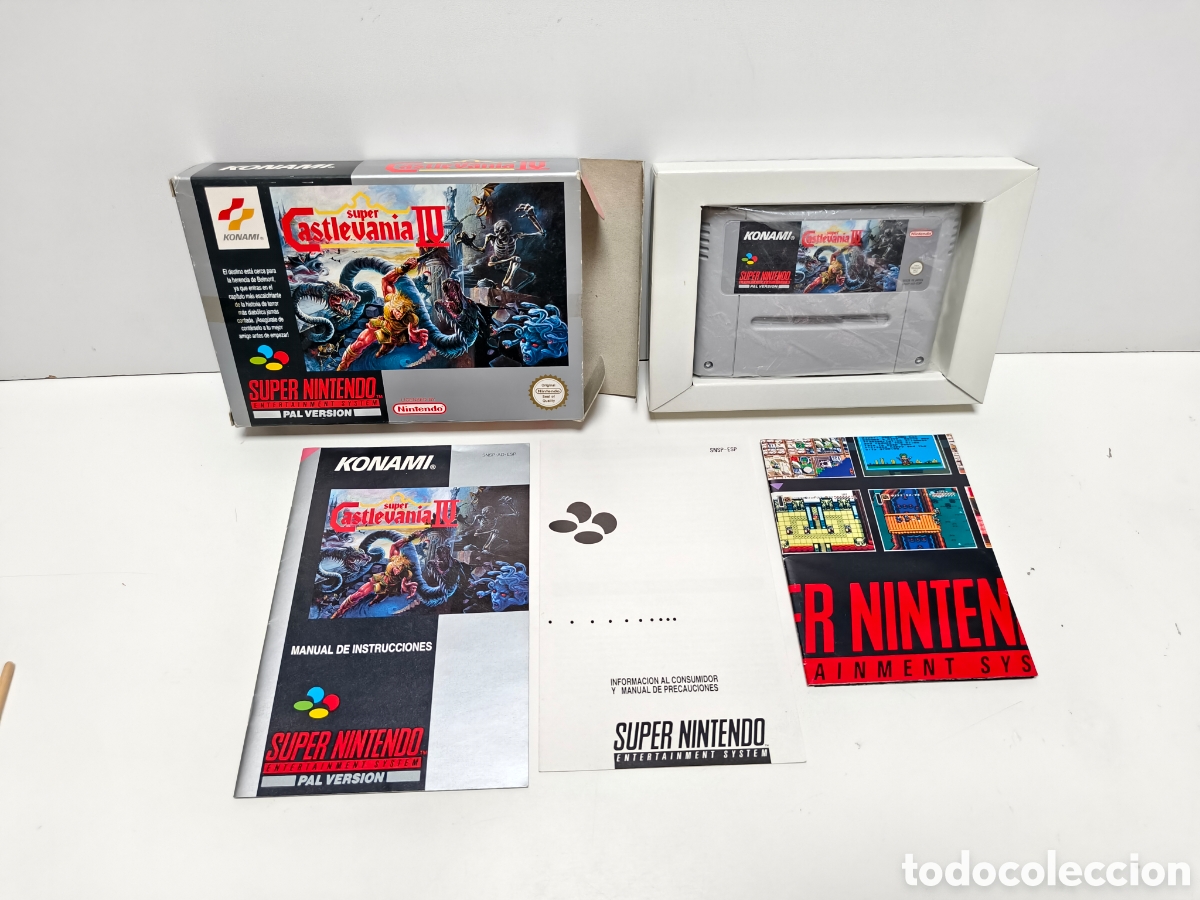 Videojuegos y consolas: Castlevania IV super nintendo SNES