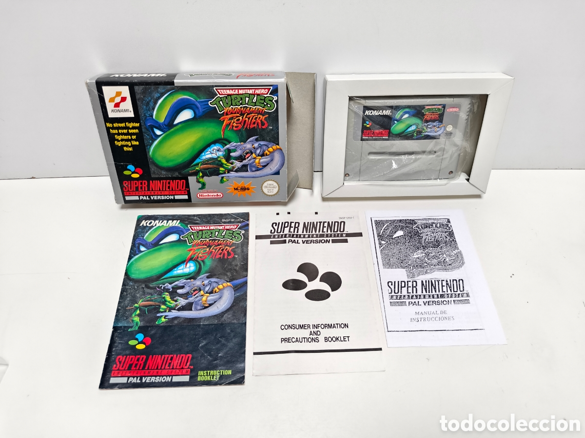 Videojuegos y consolas: Turtles Tournament Fighters super nintendo SNES