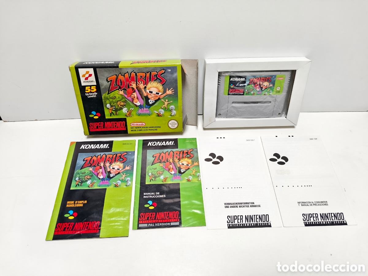 Videojuegos y consolas: Zombies super nintendo SNES