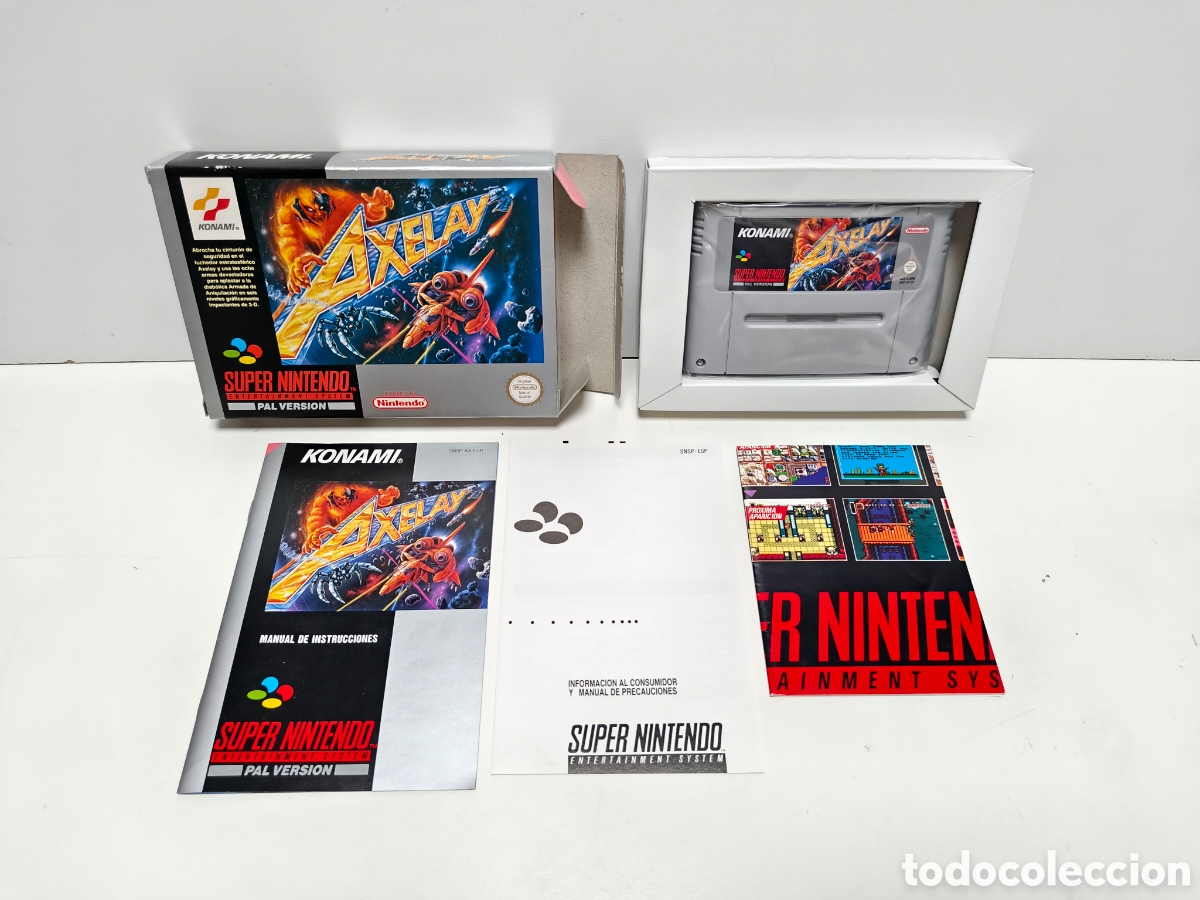 Videojuegos y consolas: Axelay super nintendo SNES
