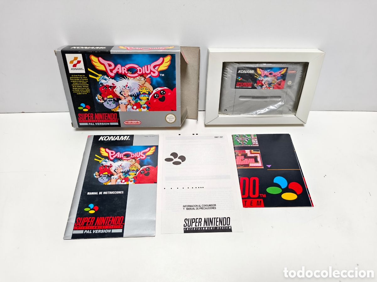 Videojuegos y consolas: Parodius super nintendo SNES