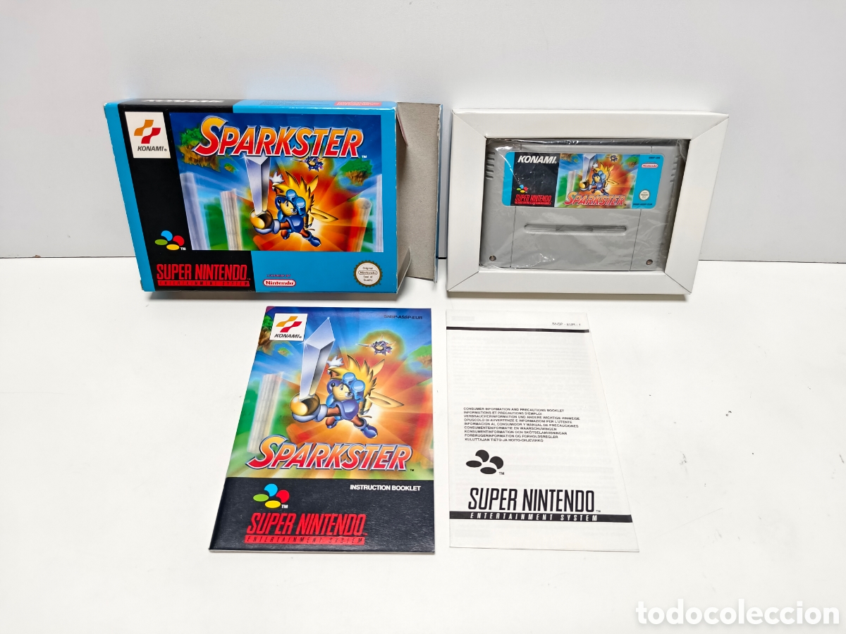 Videojuegos y consolas: Sparkster super nintendo SNES
