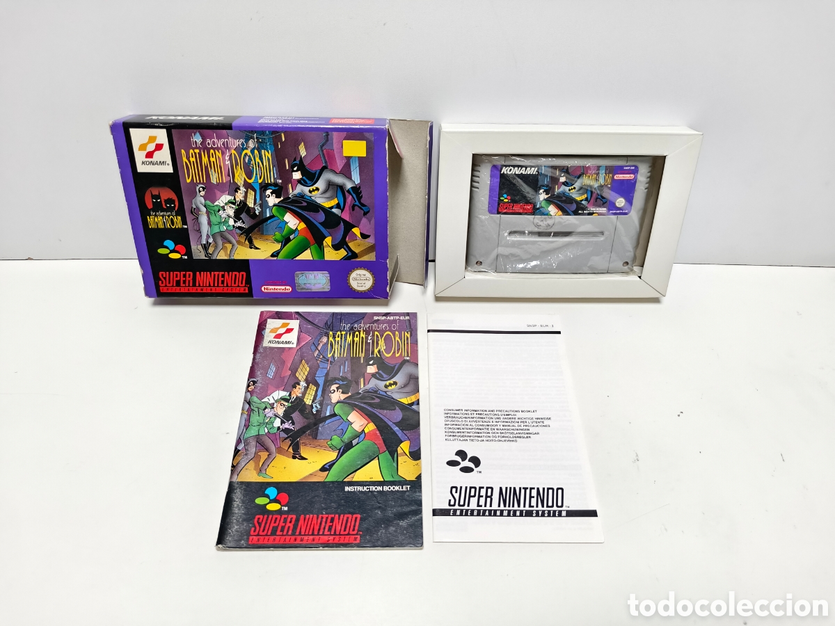 Videojuegos y consolas: The Adventures of Batman & Robin super nintendo SNES