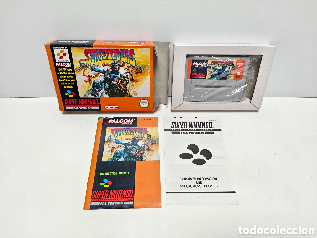 Videojuegos y consolas: Sundetriders sunset riders super nintendo SNES
