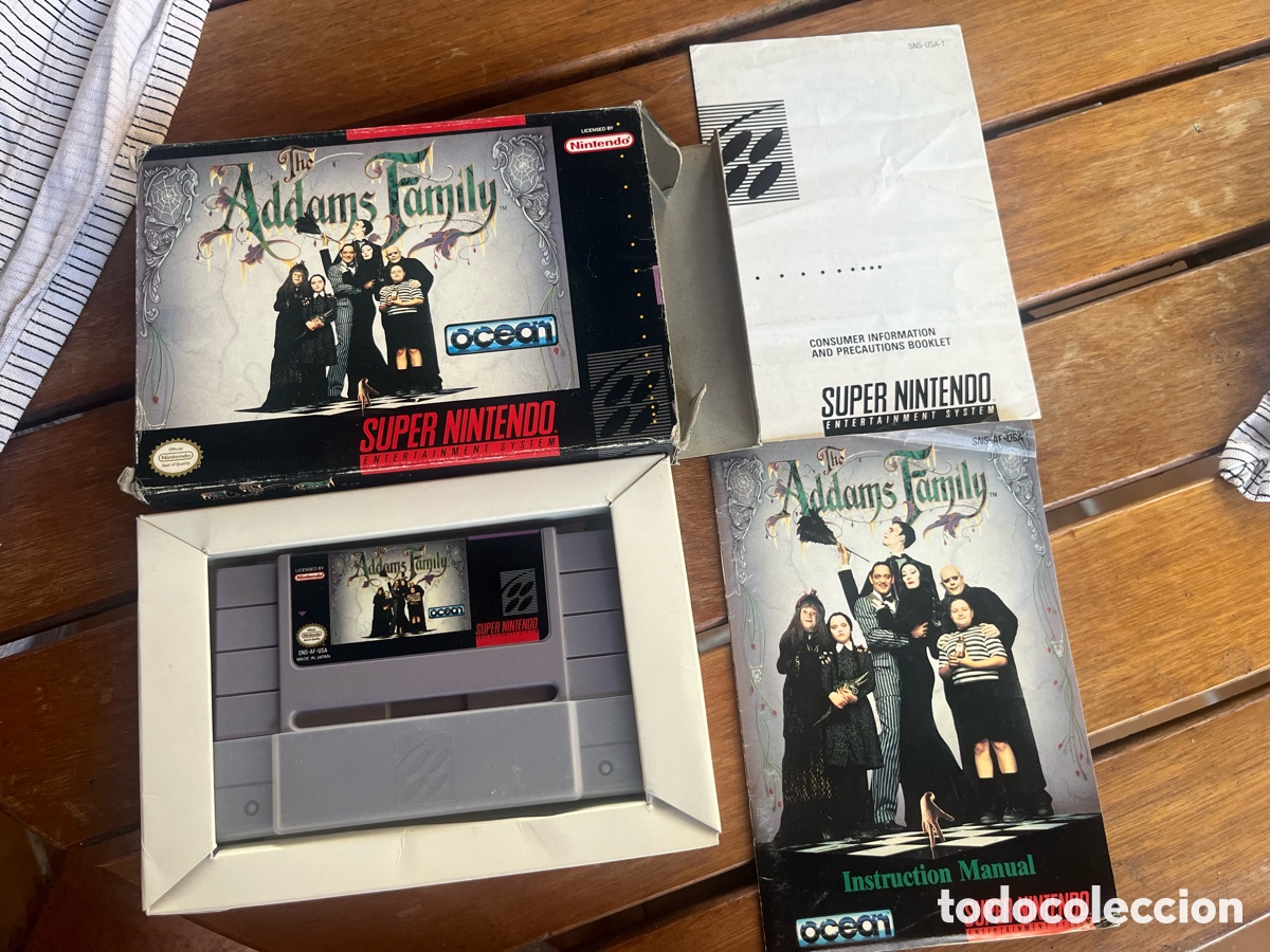 Videojuegos y consolas: The Addams Family pal USA Super Nintendo snes