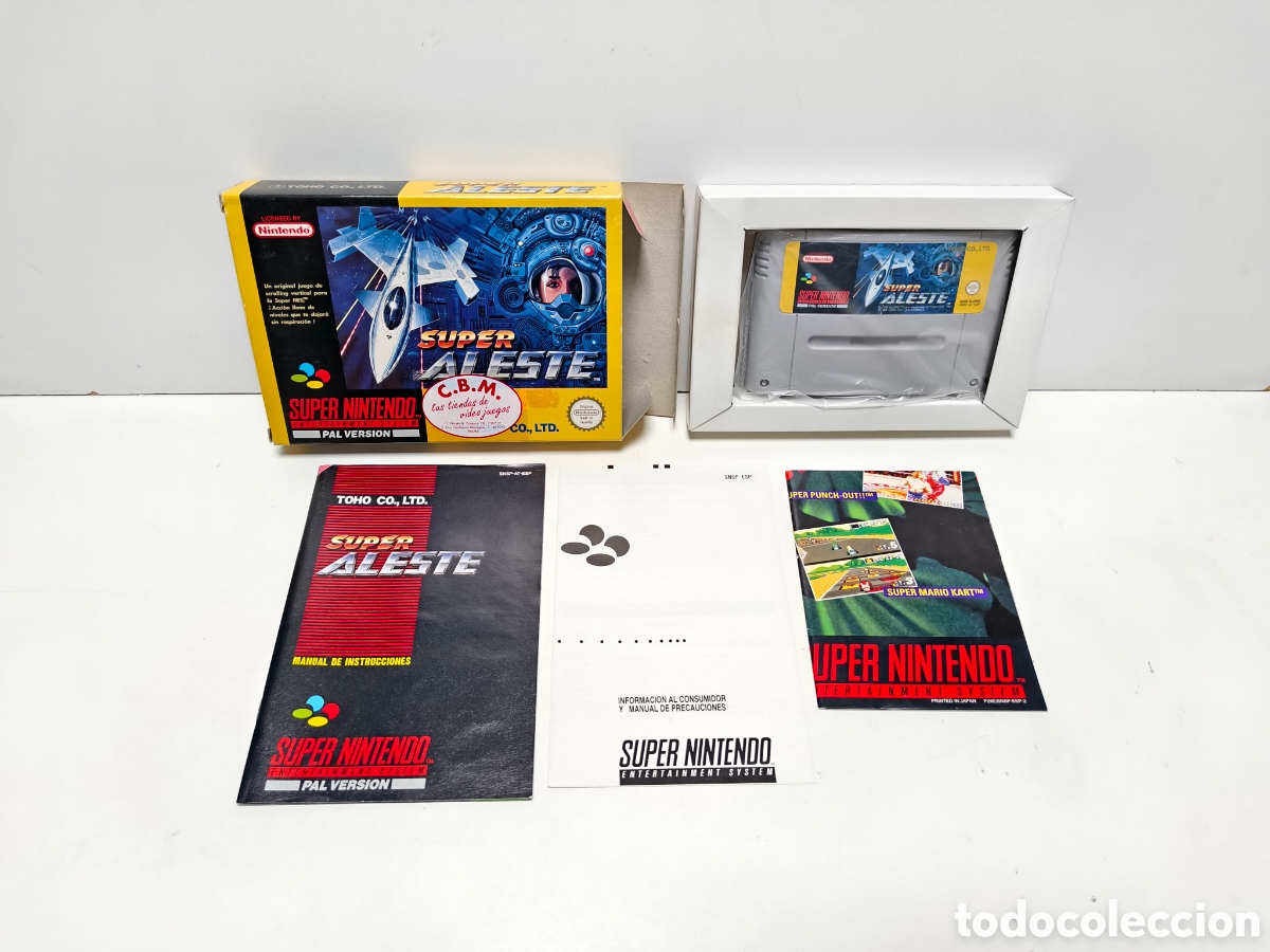 Videojuegos y consolas: Super Aleste super nintendo SNES