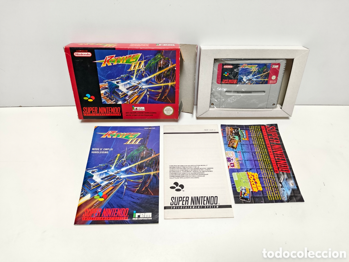 Videojuegos y consolas: R-Type III super nintendo SNES