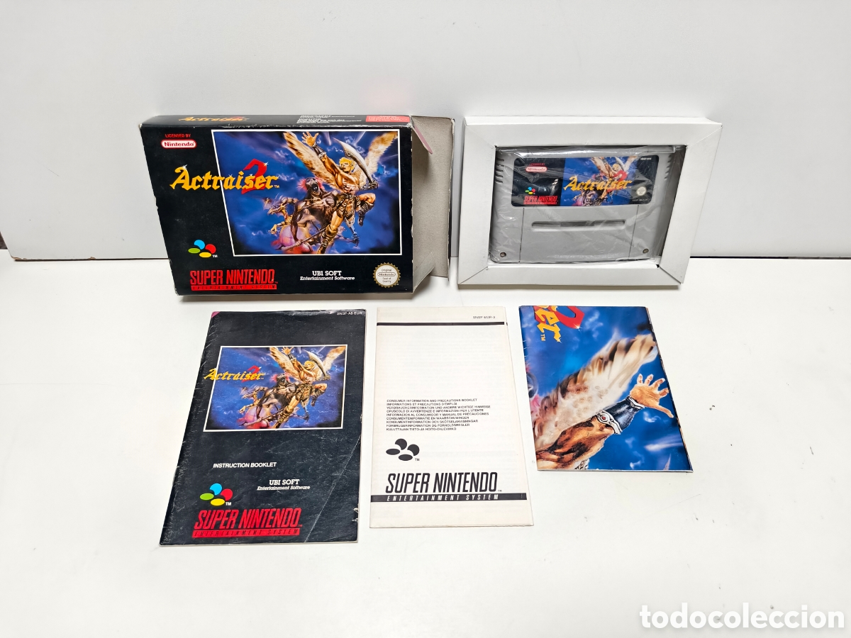 Videojuegos y consolas: Actraiser 2 super nintendo SNES