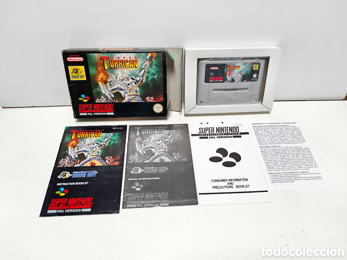 Videojuegos y consolas: Super Turrican super nintendo SNES