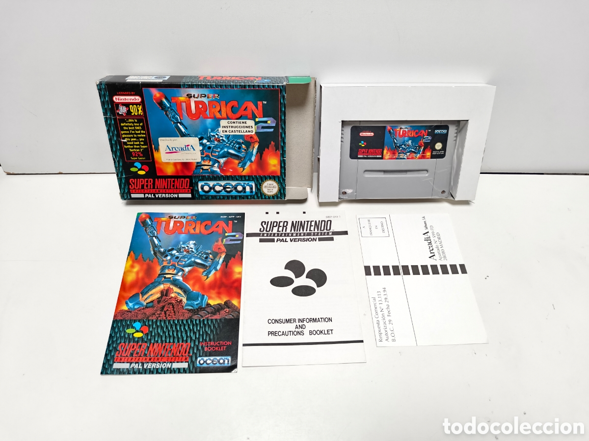 Videojuegos y consolas: Super Turrican 2 super nintendo SNES