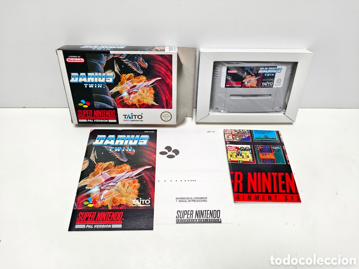 Videojuegos y consolas: Darius Twin super nintendo SNES