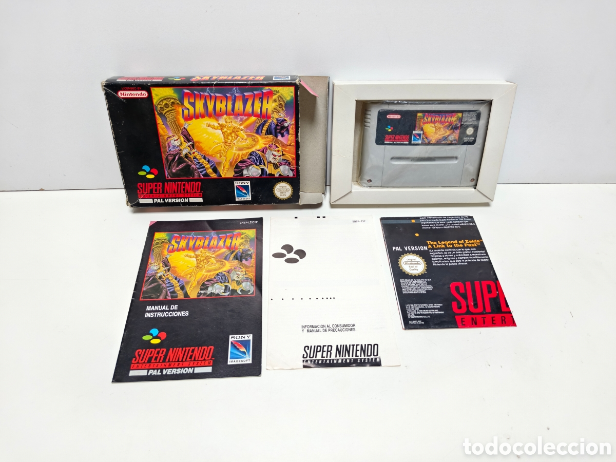 Videojuegos y consolas: Skyblazer super nintendo SNES