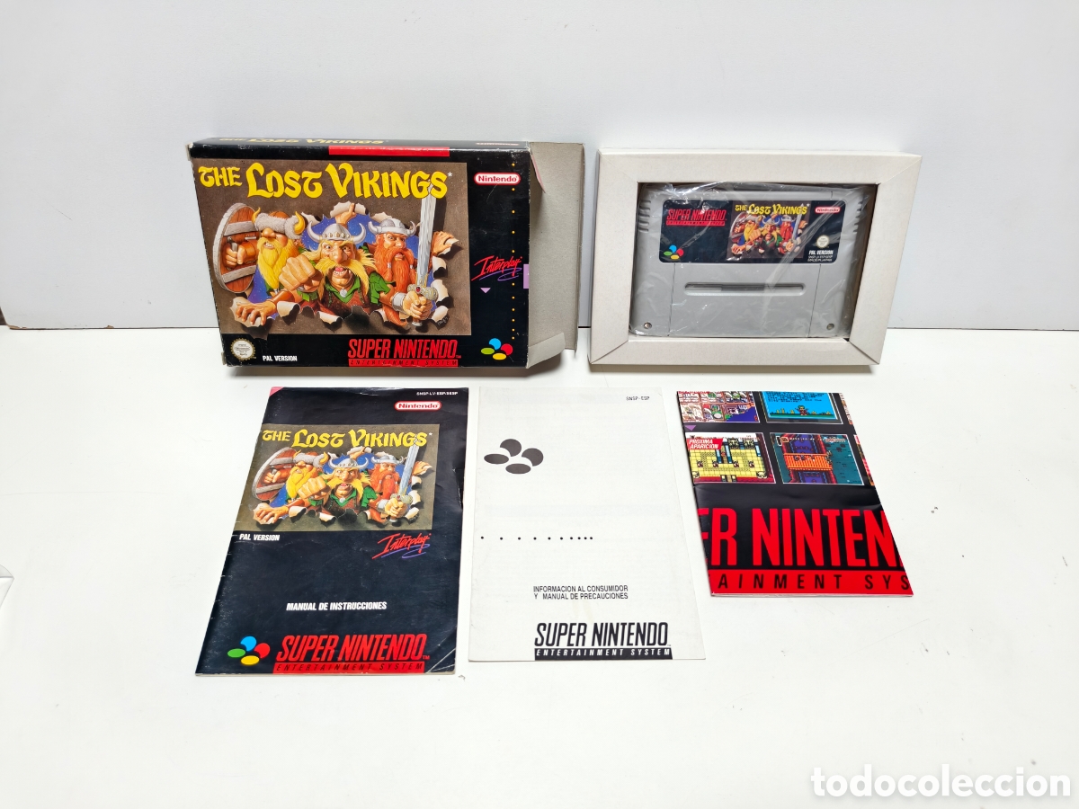 Videojuegos y consolas: The Lost Vikings super nintendo SNES