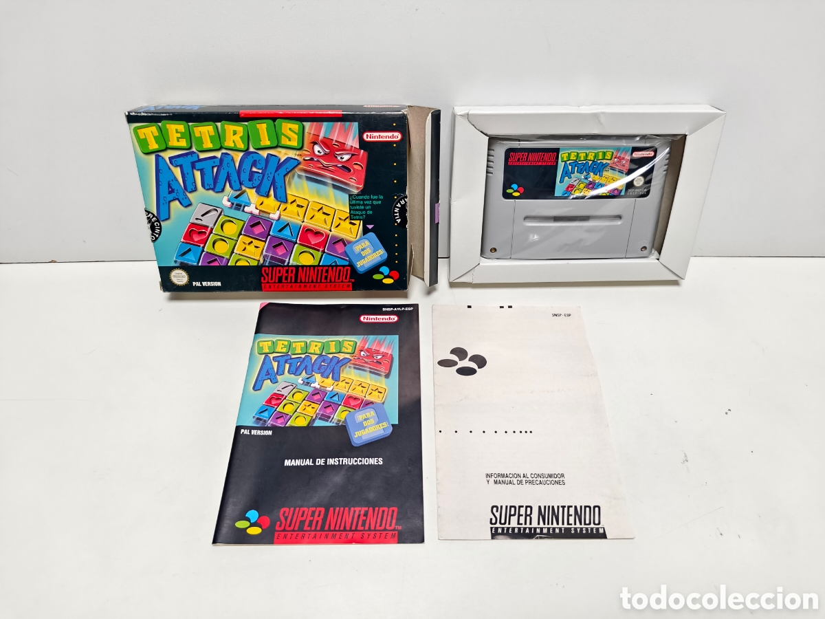 Videojuegos y consolas: Tetris Attack super nintendo SNES