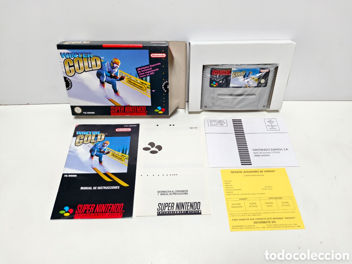 Videojuegos y consolas: Winter Gold super nintendo SNES