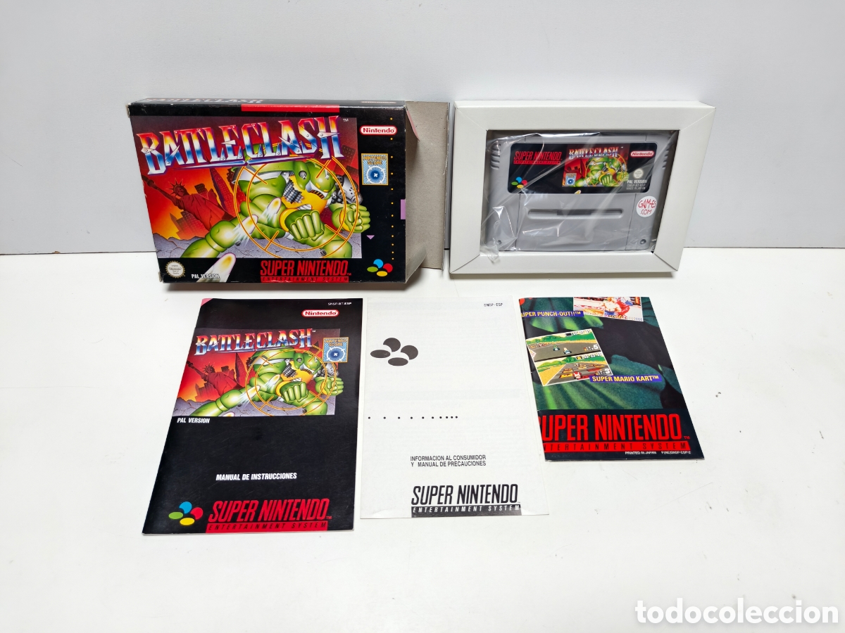 Videojuegos y consolas: Battleclash super nintendo SNES