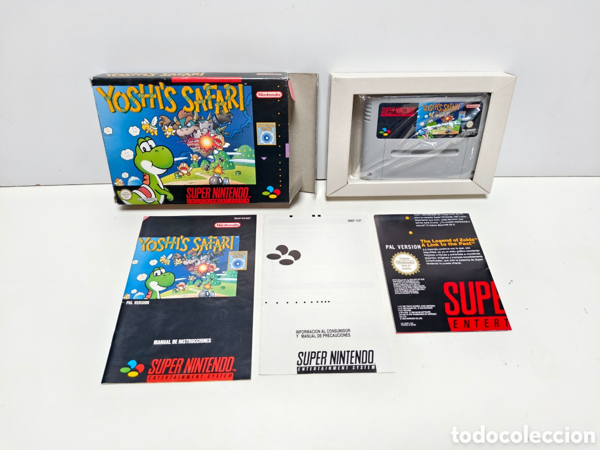 Videojuegos y consolas: Yoshi's Safary super nintendo SNES