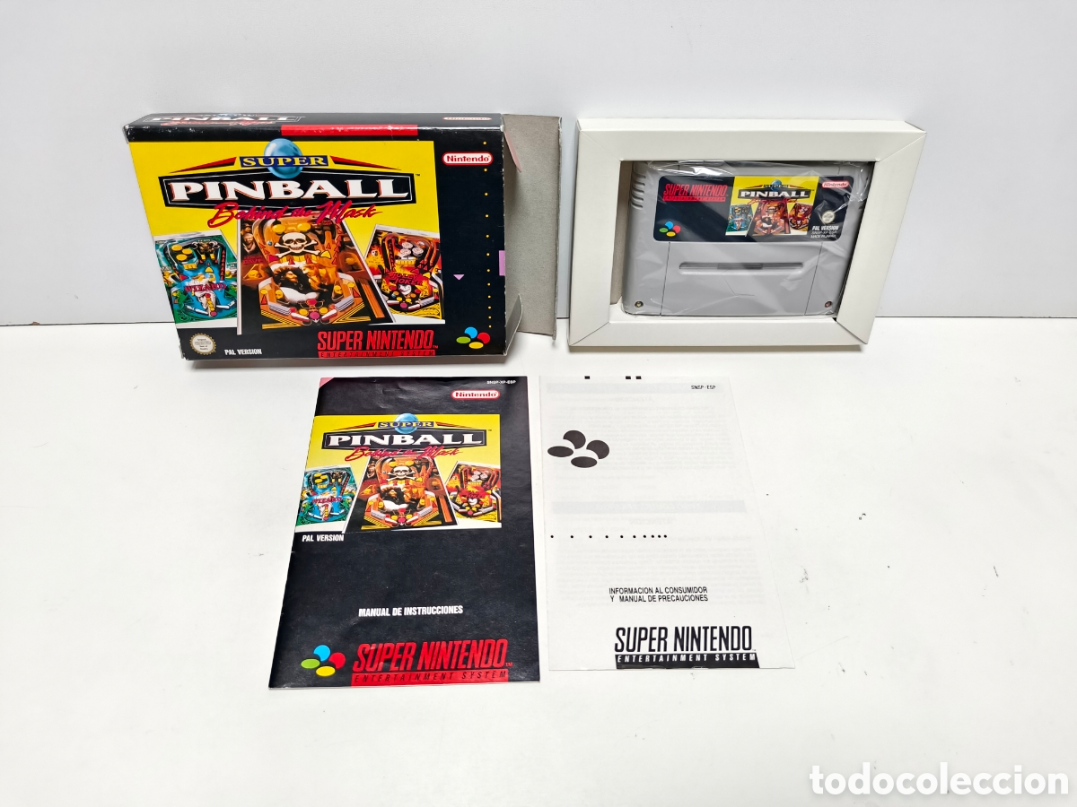 Videojuegos y consolas: Super Pinball super nintendo SNES