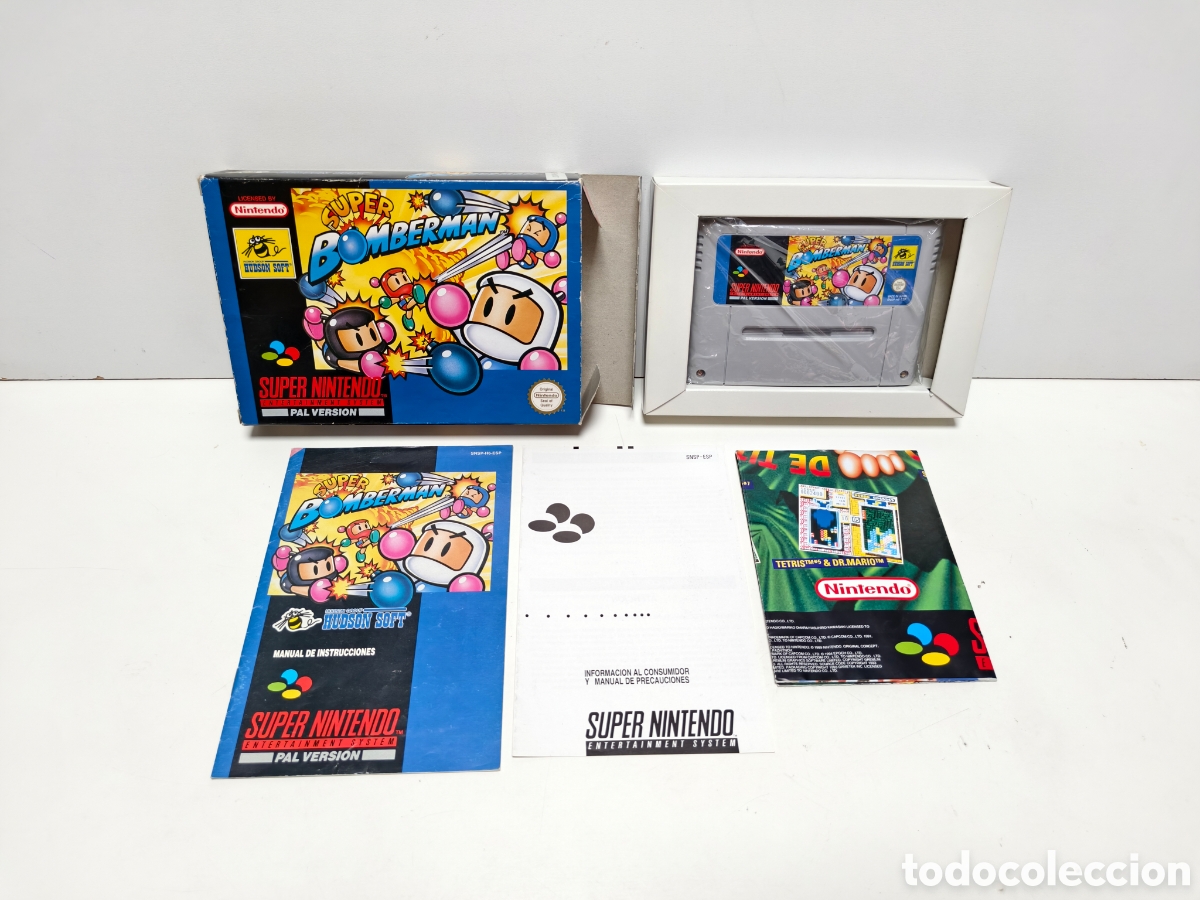 Videojuegos y consolas: Super Bomberman super nintendo SNES