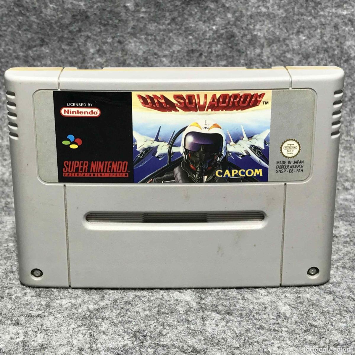 Videojuegos y consolas: UN SQUADRON SUPER NINTENDO SNES