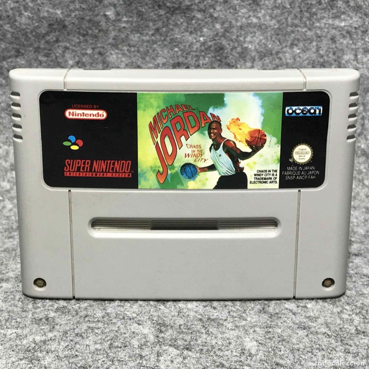 Videojuegos y consolas: MICHAEL JORDAN CHAOS IN THE WINDY CITY SUPER NINTENDO SNES