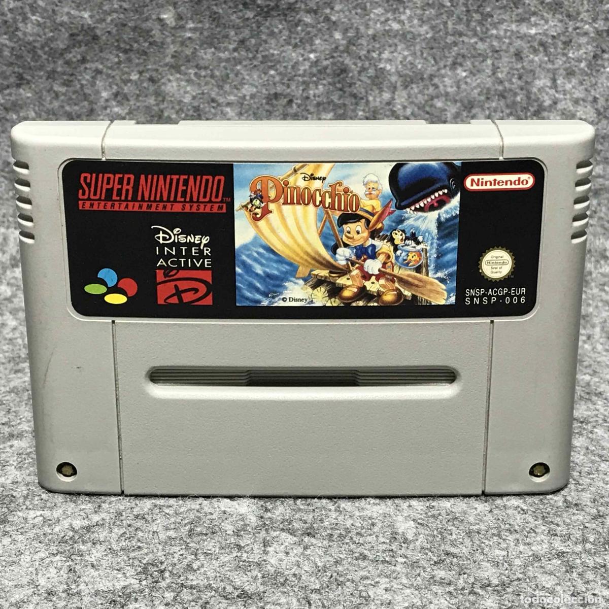 Videojuegos y consolas: DISNEY PINOCCHIO SUPER NINTENDO SNES