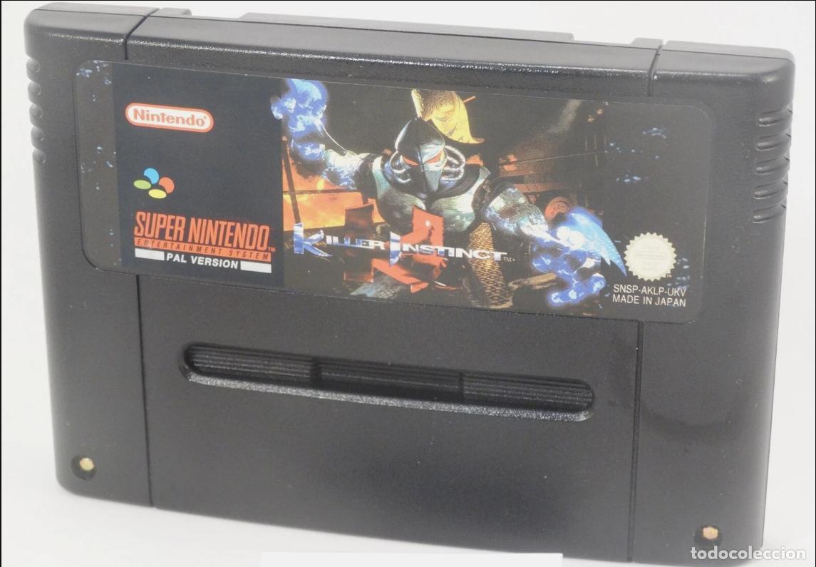 Videojuegos y consolas: KILLER INSTINCT NINTENDO SNES SUPER NES 16 BIT EUR PAL UKV CARTUCHO ORIGINAL