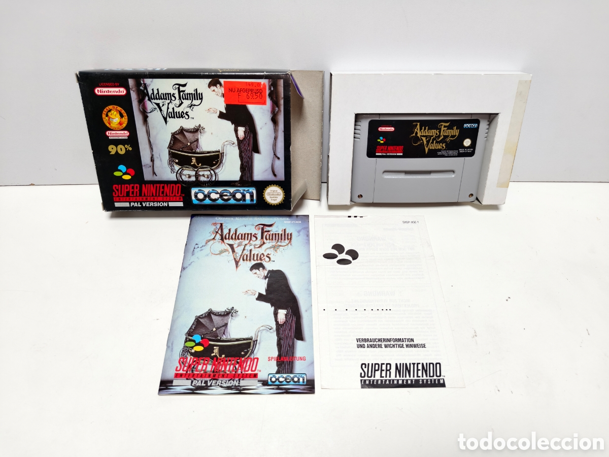 Videojuegos y consolas: The Addams Family Values super nintendo SNES