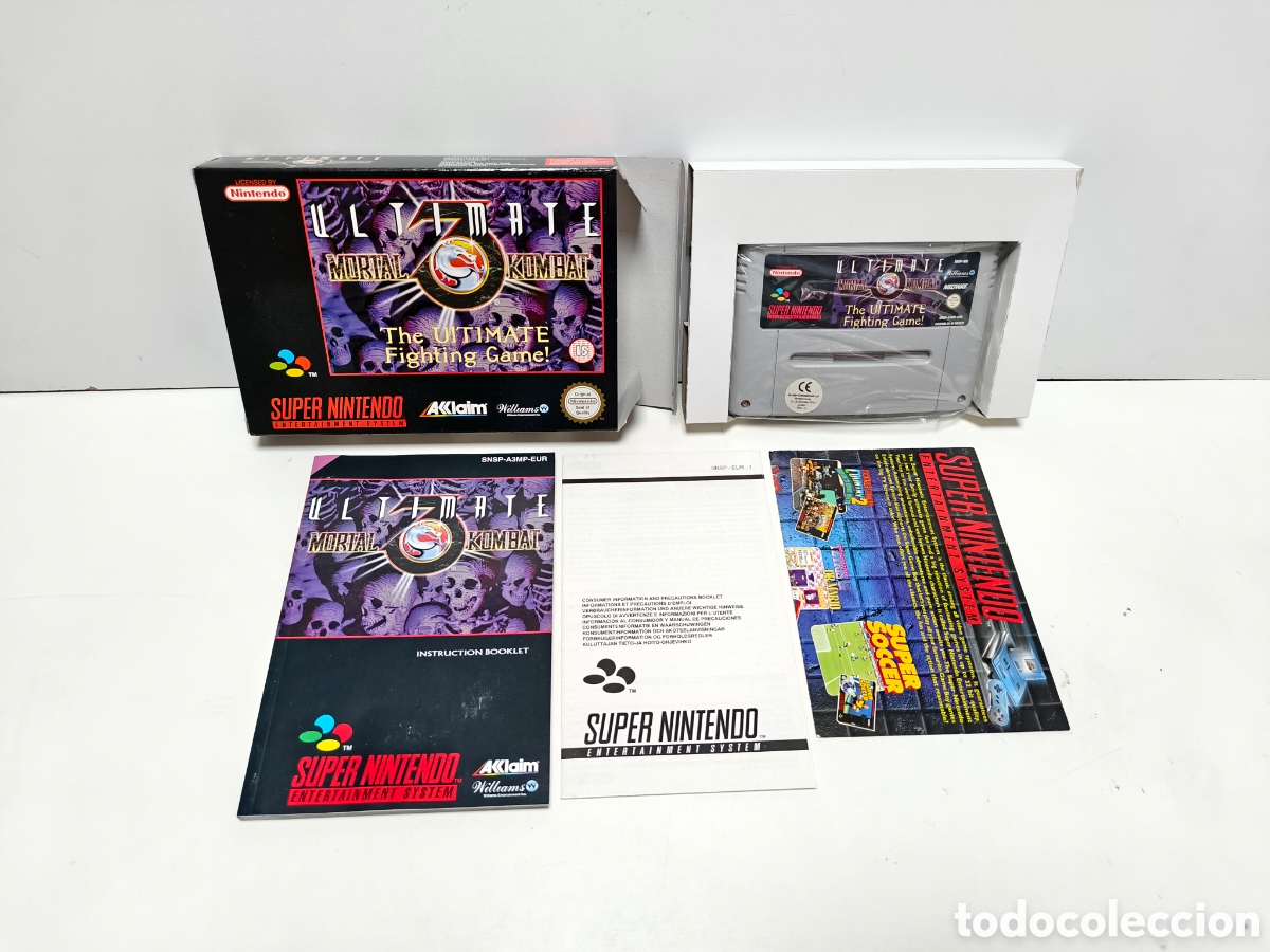 Videojuegos y consolas: Mortal Kombat the Ultimate Fighter Game super nintendo SNES