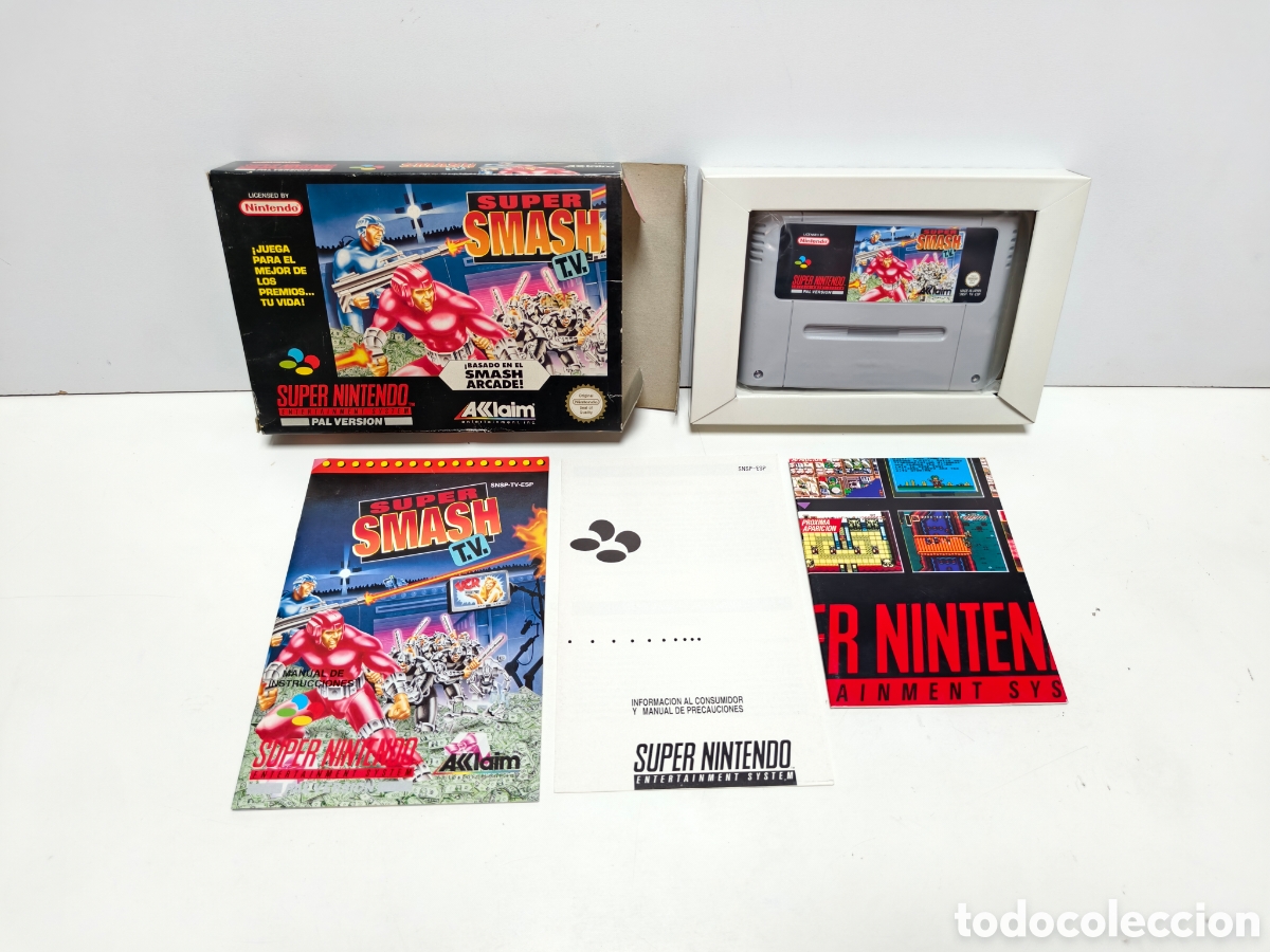 Videojuegos y consolas: Smash TV super nintendo SNES