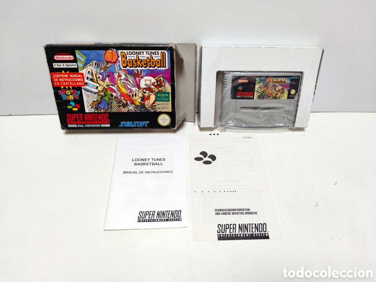 Videojuegos y consolas: Looney Tunes Basketball super nintendo SNES