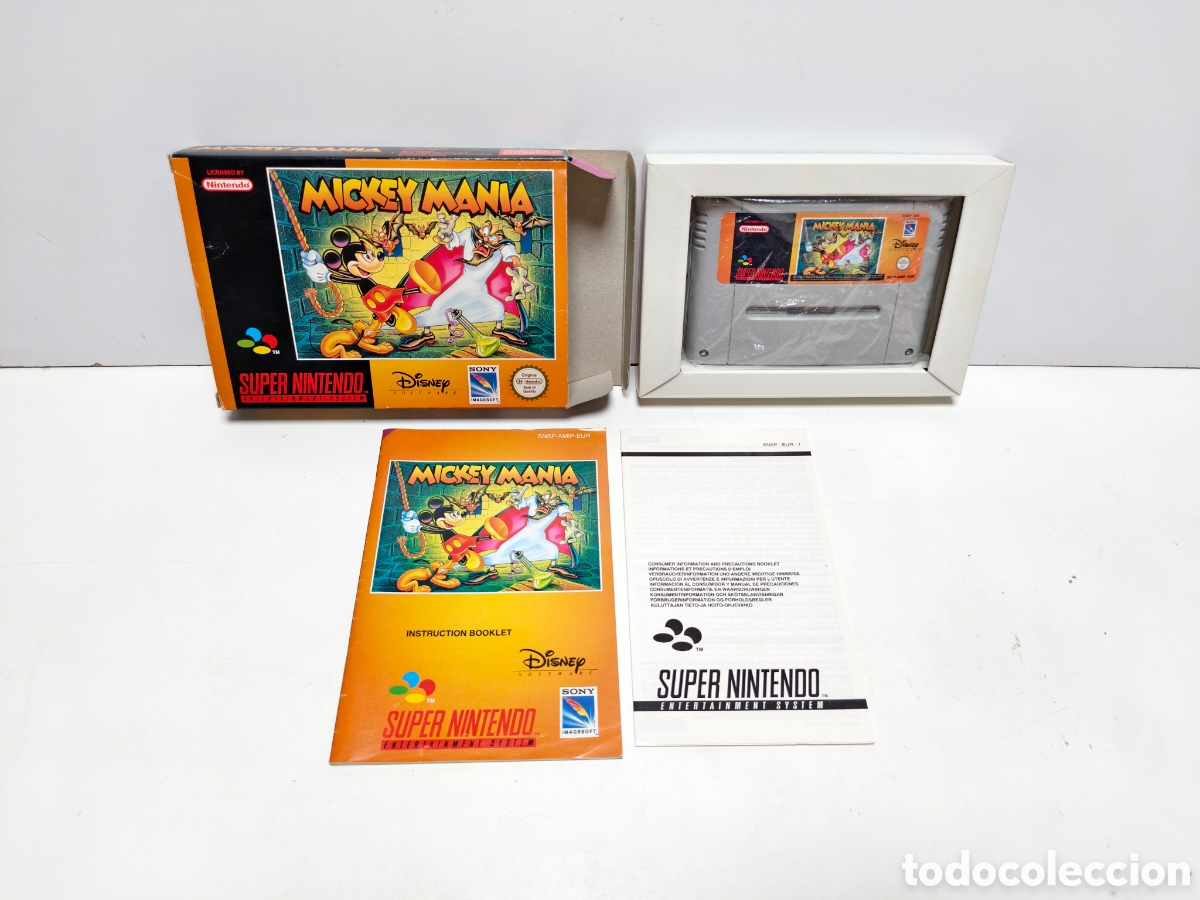 Videojuegos y consolas: Mickey Mania super nintendo SNES