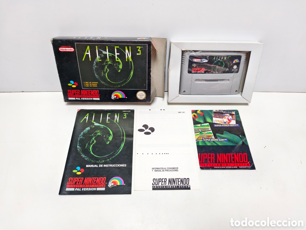 Videojuegos y consolas: Alien 3 super nintendo SNES
