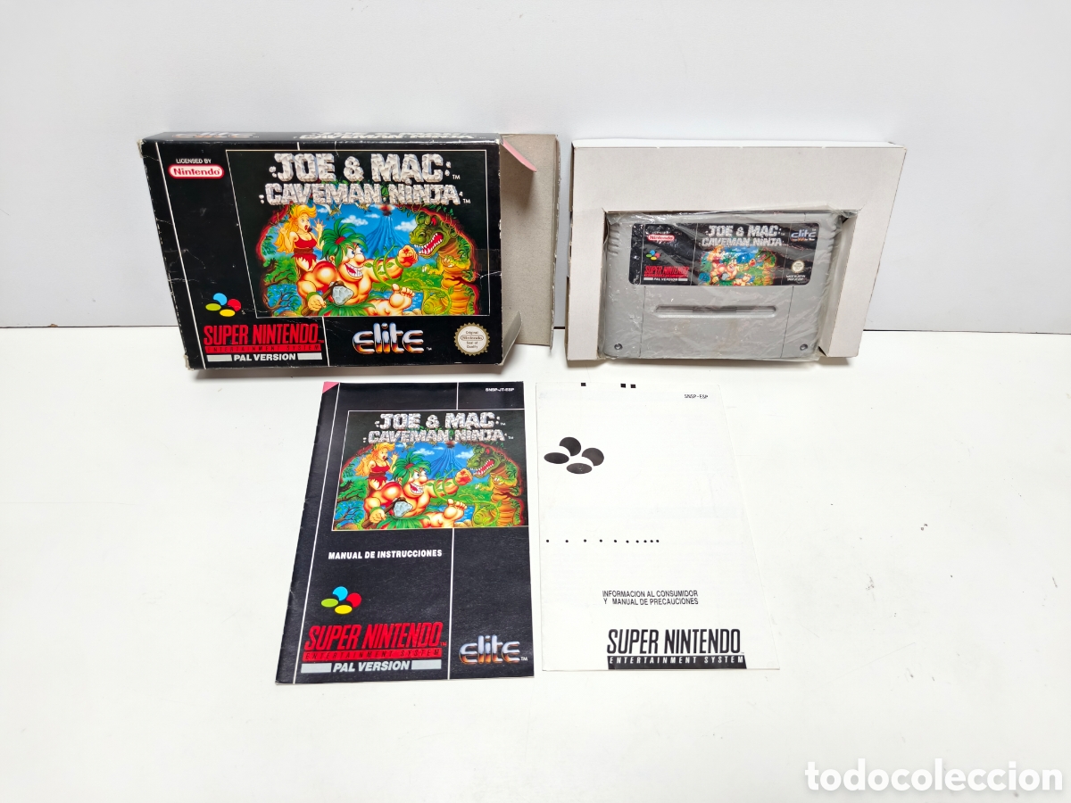 Videojuegos y consolas: Joe & Mac Caveman Ninja super nintendo SNES