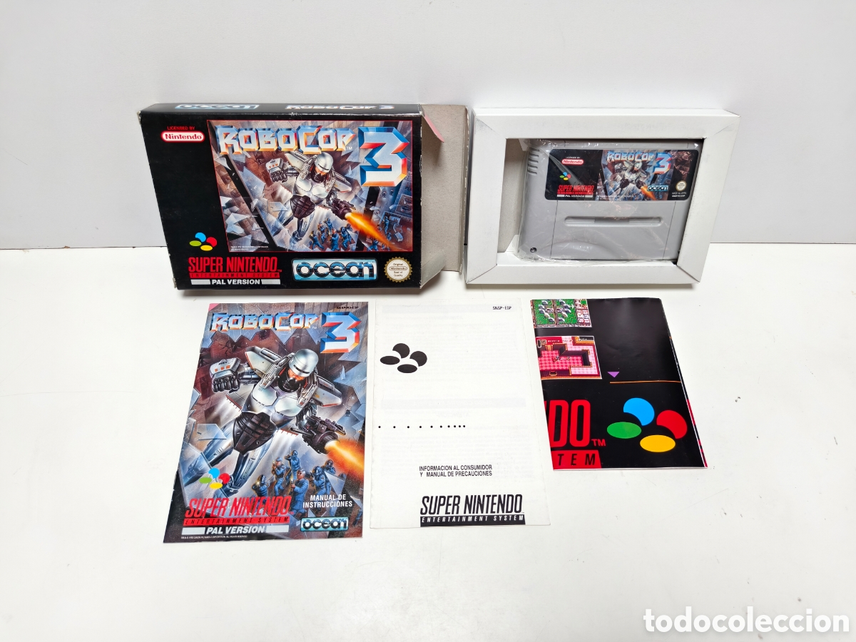 Videojuegos y consolas: Robocop 3 super nintendo SNES