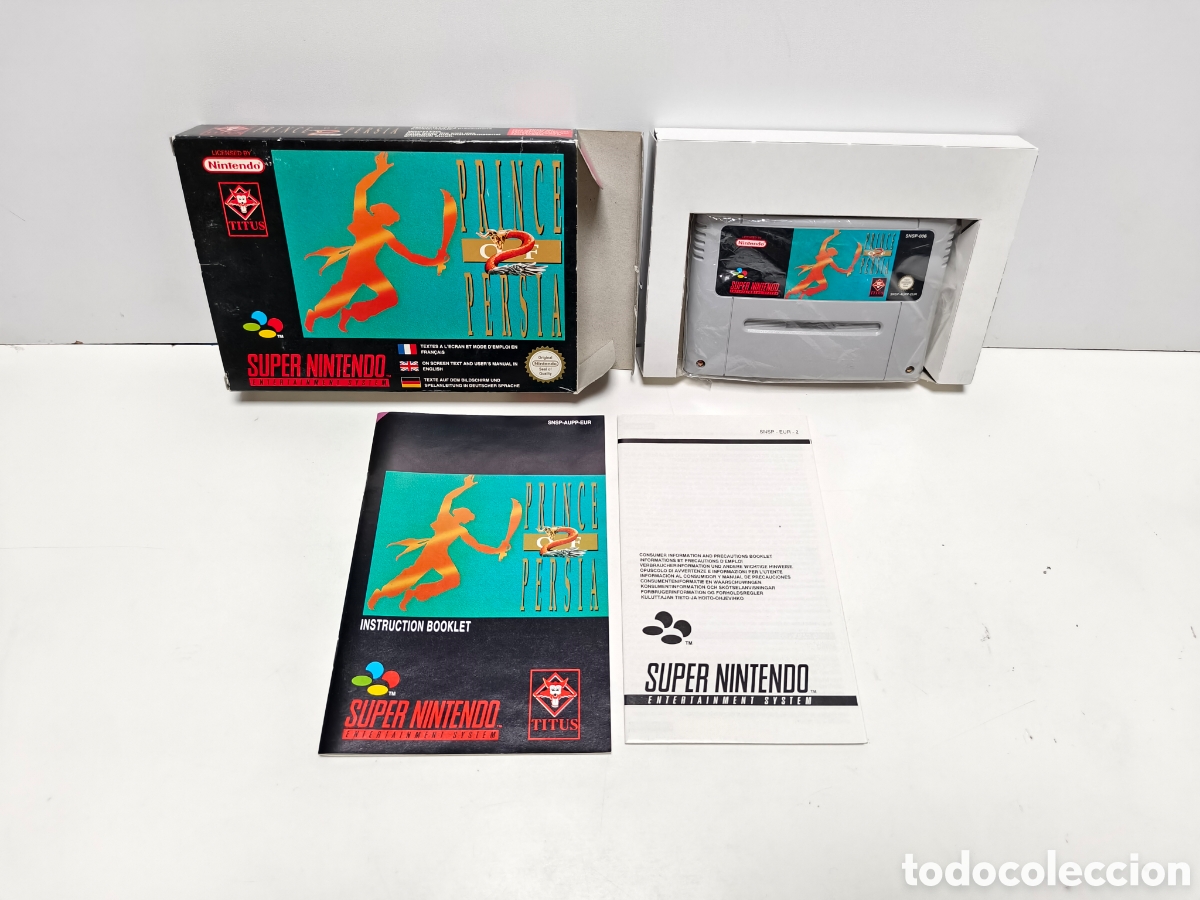 Videojuegos y consolas: Prince of Persia 2 super nintendo SNES