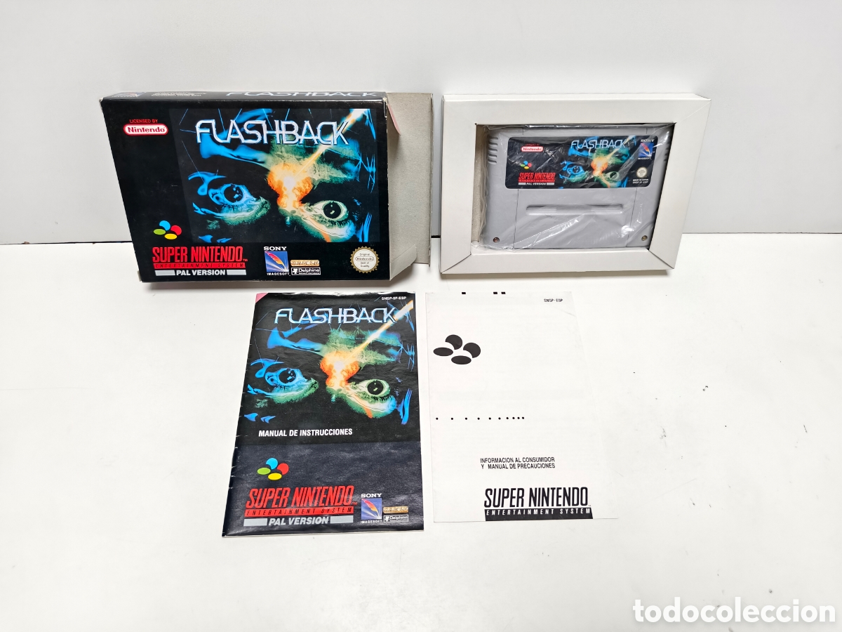 Videojuegos y consolas: Flashback flash back super nintendo SNES