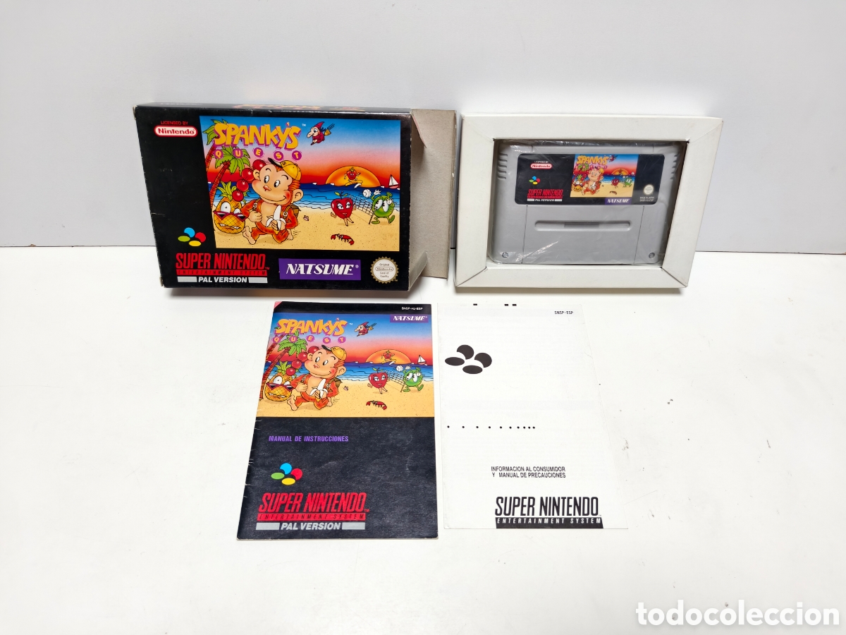Videojuegos y consolas: Spanky's Quest super nintendo SNES