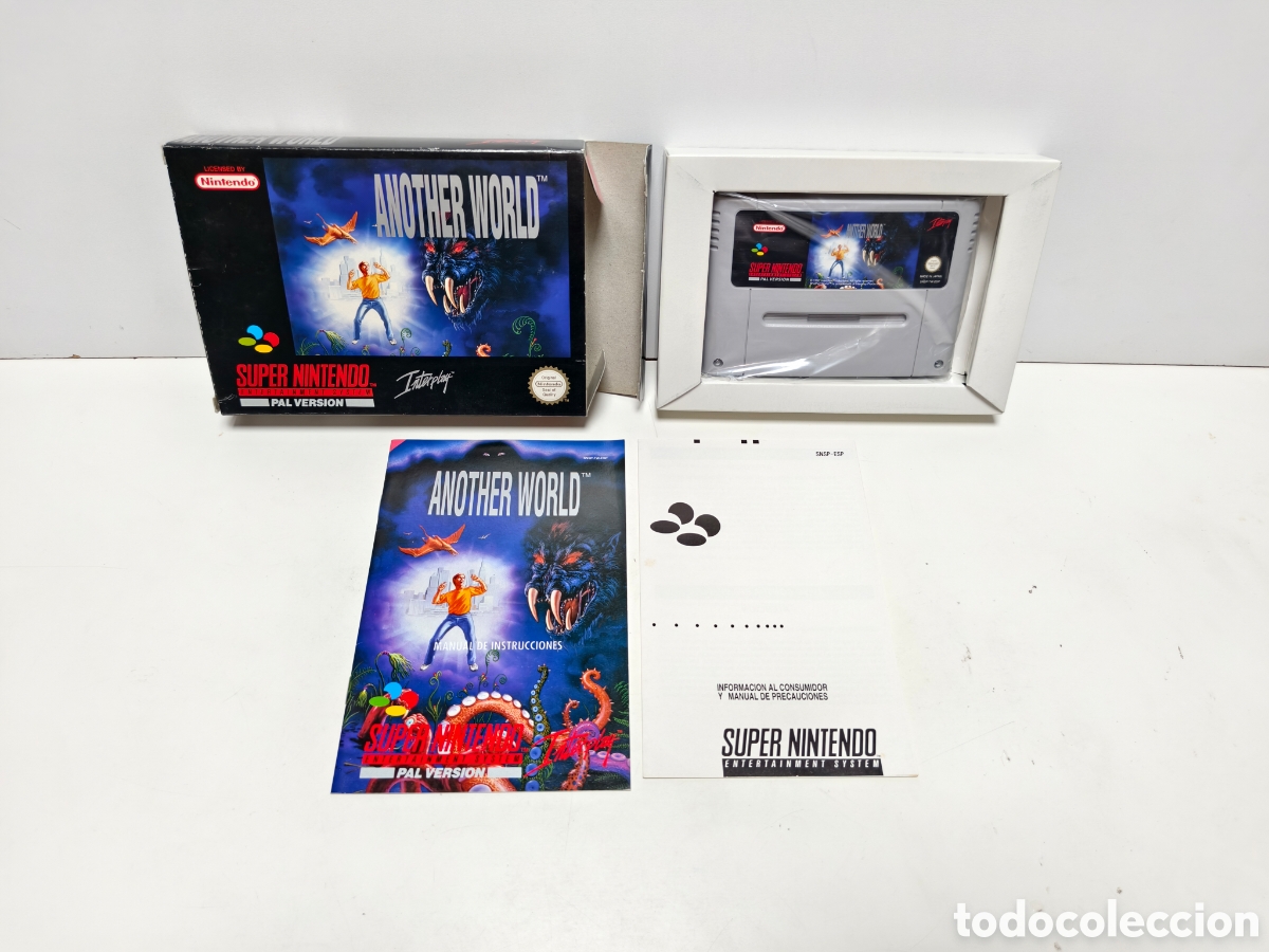 Videojuegos y consolas: Another World super nintendo SNES