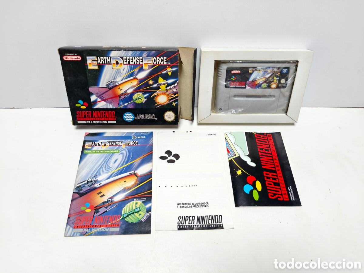 Videojuegos y consolas: Earth Defense Force super nintendo SNES
